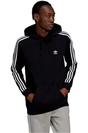 adidas Sweathshirts & Hoodies, Herre, Sort, XS, Bomuld, Klassisk hættetrøje med justerbar snøre