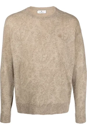 Etro Strik, Herre, , 2XL, Uld, Elegant uldsweater