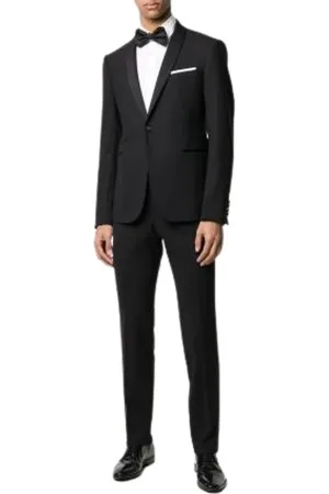 Emporio Armani Jakkesæt, Herre, Sort, M, Uld, Single Breasted Suit