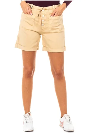 La Martina Shorts, Dame, , W27, Bomuld, Røde shorts med justerbar linning