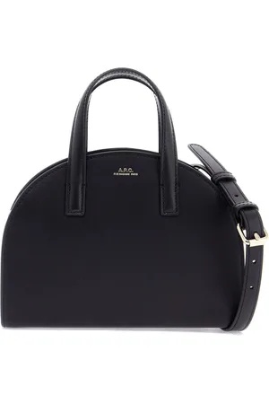 A.P.C. Taske, Dame, Sort, ONE SIZE, Uld, Demi-Lune Tote Bag
