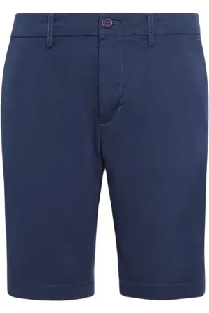 Boggi Milano Shorts, Herre, Blå, XL, Bomuld, Stretch Gabardine Shorts