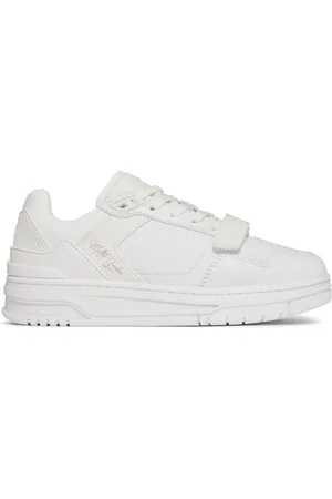 Mallet Sko, Herre, Hvid, 41 EU, Læder, Carlton Strap Triple Dame Sneakers