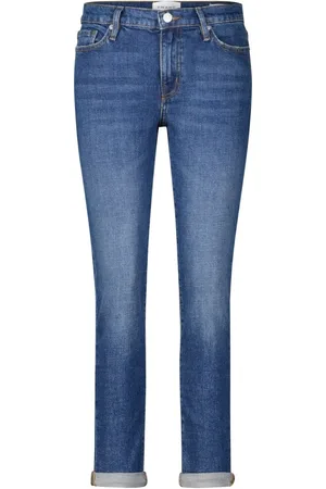 Frame Jeans, Dame, Blå, W32, Denim, Boyfriend Jeans Le Garçon
