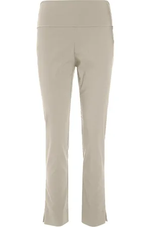 Bitte Kai Rand Bukser, Dame, Grå, XL, Magic Stretch Cropped Bukser