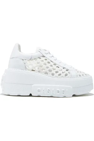 Casadei Sko, Dame, Hvid, 39 1/2 EU, Læder, Versilia Nexus Sneakers