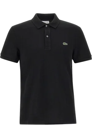 Lacoste Top, Herre, Sort, 2XL, Bomuld, Klassisk sort bomulds polo shirt
