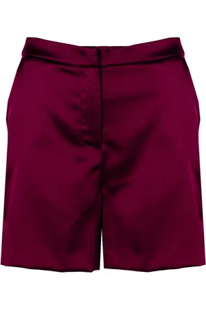 Liu Jo Shorts, Dame, Lilla, M, Tyl, High-Waisted Shorts Rebel Queen Style