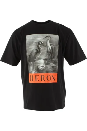 Heron Preston Top, Herre, Sort, XL, Bomuld, Bomulds T-shirt