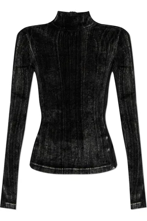 Diesel Top, Dame, Sort, M, T-Slimy Top