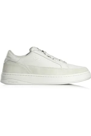 Diesel Sko, Herre, Hvid, 43 EU, Læder, S-Sinna Sneakers