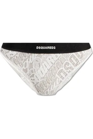 Dsquared2 Undertøj, Dame, Hvid, L, Bomuld, Lace Briefs