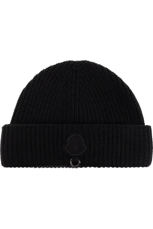Moncler Tilbehør, Dame, Sort, ONE SIZE, Uld, Cap