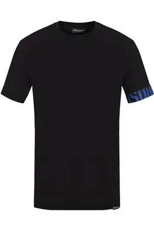 Dsquared2 Top, Dame, Blå, 2XL, Bomuld, T-Shirt