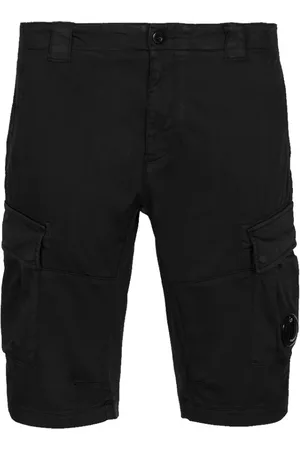 C.P. Company Shorts, Herre, Sort, L, Bomuld, Stretch Sateen Cargo Shorts
