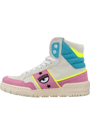 Chiara Ferragni Sko, Dame, Flerfarvet, 39 EU, Uld, Lace-Up Sneakers