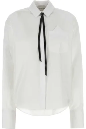 Sportmax Bluser & Skjorter, Dame, Hvid, S, Bomuld, Gesso 001 Skjorte