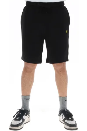 Lyle & Scott Shorts, Herre, Sort, XL, Bomuld, Shorts med print i bomuld