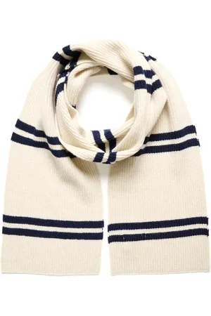 Part Two Tilbehør, Dame, , ONE SIZE, Uld, Fransk Eg Navy Stripe Tørklæde