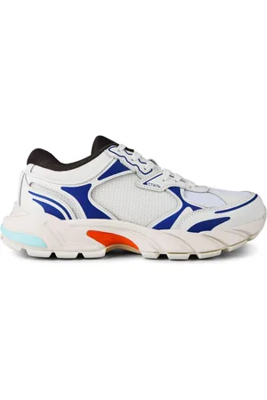 Heron Preston Sko, Herre, Hvid, 43 EU, Læder, Block Stepper Ctnmb Logo Sneakers