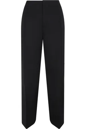 Bottega Veneta Bukser, Dame, Sort, 2XS, Bomuld, Curved Shape Pant