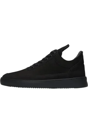 Filling pieces Sko, Herre, Sort, 42 EU, Low Top Ripple Nubuck All