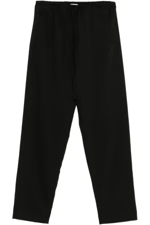 FORTE FORTE Bukser, Dame, Sort, M, Uld, Sort Elastisk Twill Viscose Uld Bukser