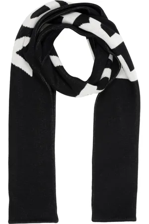 Fred Perry Tilbehør, Herre, Sort, ONE SIZE, Bomuld, Plain Logo Scarf