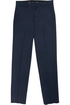 Brooks Brothers Bukser, Herre, Blå, W30, Bomuld, Milano Slim-fit Cotton Stretch Advantage Chinos