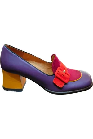 Chie Mihara Sko, Dame, Lilla, 36 1/2 EU, Læder, Elegante læderhæle