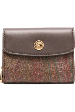 Etro Tilbehør, Dame, Brun, ONE SIZE, Læder, Brun Wallet