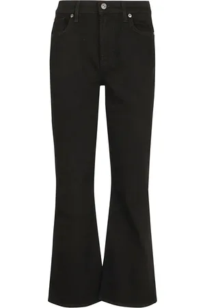 7 for all Mankind Jeans, Dame, Sort, W31, Bomuld, Sort Bomuld Jeans Hæv Stil