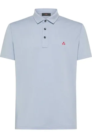 Peuterey Top, Herre, Blå, XL, Uld, Stilfuld Polo Skjorte Mezzola