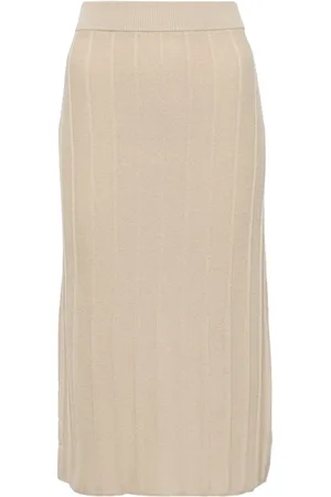 Max Mara Nederdel, Dame, , XS, Uld, Midi Nederdel