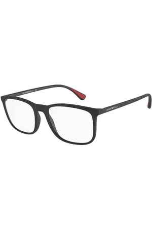 Emporio Armani Tilbehør, unisex, Sort, 55 MM, Matte Sorte Solbriller