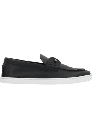 Christian Louboutin Sko, Herre, Sort, 44 EU, Læder, Chambeliboat Loafers