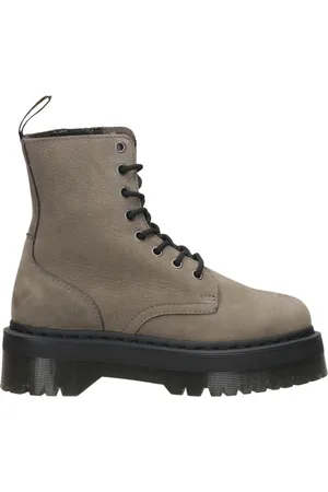 Dr. Martens Sko, Herre, Grå, 40 EU, Læder, Jadon Snørestøvler