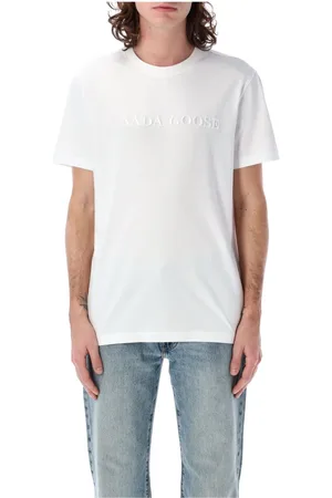 Canada Goose Top, Herre, Hvid, L, Bomuld, Emersen T-Shirt