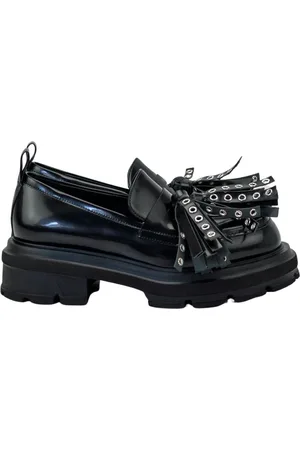 Elena Iachi Sko, Dame, Sort, 39 EU, Belt Moccasin-sko