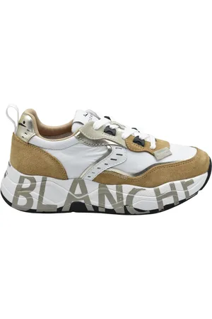Voile blanche Sko, Dame, Flerfarvet, 38 EU, Karamel Hvide Snøresko