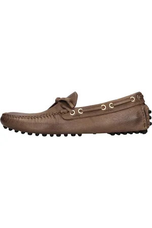 CAR SHOE Sko, Herre, Brun, 40 1/2 EU, Læder, Flade sko Brune