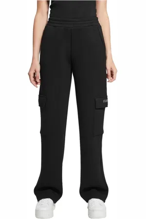 Guess Bukser, Dame, Sort, S, Polyester, Logo Bukser