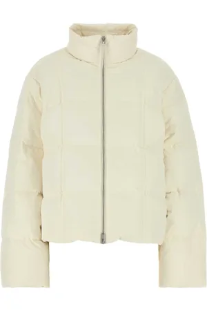 Jil Sander Jakke, Dame, , XS, Polyester, Ivory Polyester Dunjakke