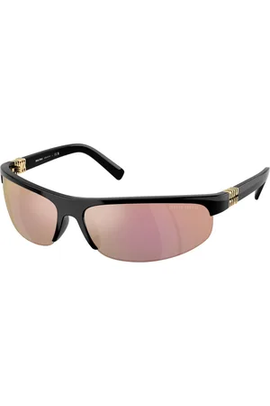 Miu Miu Tilbehør, Dame, Sort, 70 MM, Uld, Stilfulde solbriller