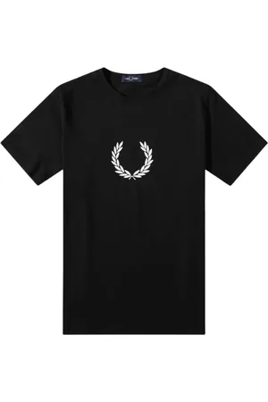 Fred Perry Top, Herre, Sort, S, Bomuld, T-Shirt