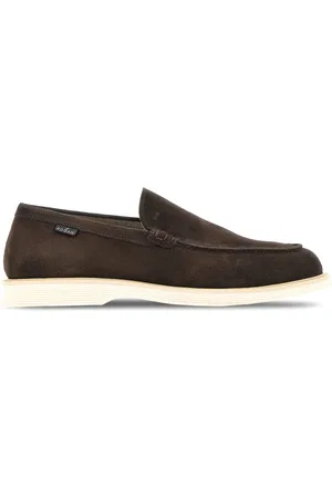 Hogan Sko, Herre, Brun, 43 1/2 EU, Suede, Brun Suede Loafer