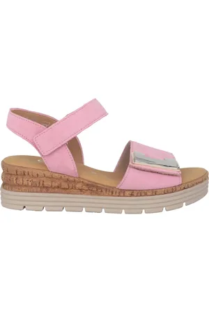 Gabor Sko, Dame, Lyserød, 37 1/2 EU, Suede, Suede Sandal