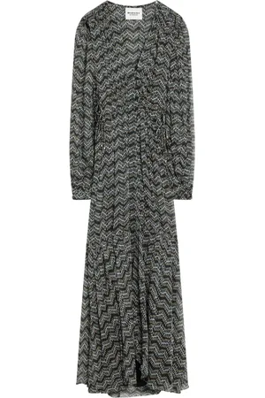 Isabel Marant Kjole, Dame, Sort, M, Midi Kjole til Kvinder