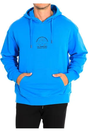 La Martina Sweathshirts & Hoodies, Herre, Blå, S, Bomuld, Hoodie