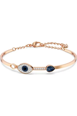 Swarovski Tilbehør, Dame, Gul, ONE SIZE, Ondt Øje Blåt Armbånd